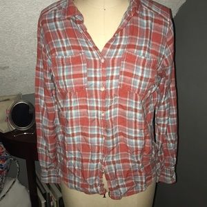 Red / Blue / White Plaid Flannel